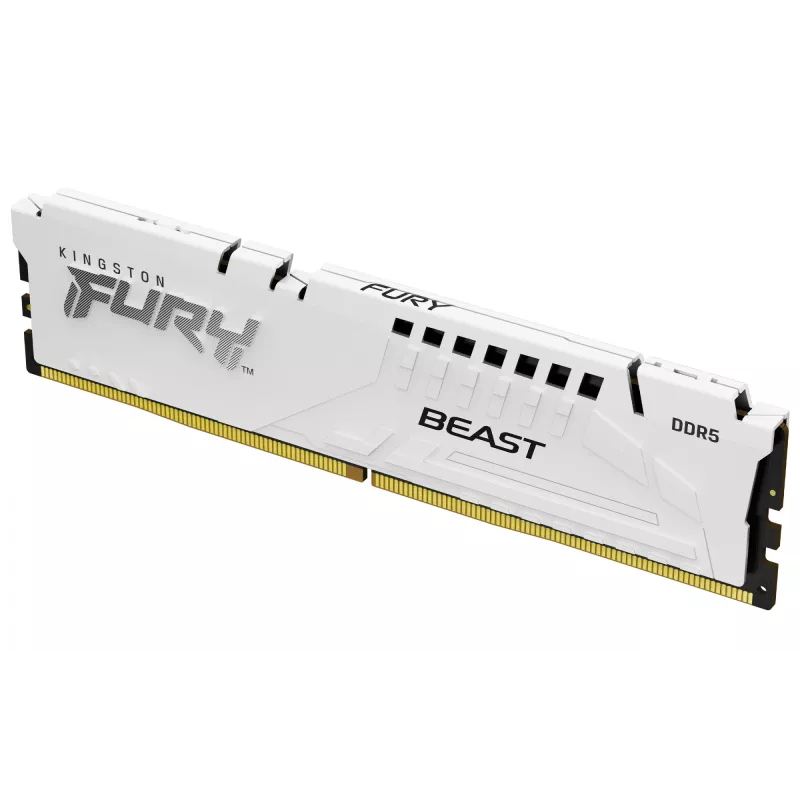 Kingston Technology FURY Beast 64GB 5200MT/s DDR5 CL40 DIMM (Zestaw 2) Biały XMP