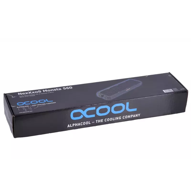 Radiator Alphacool 14192 stal czarny 144mm x 607mm x 86mm