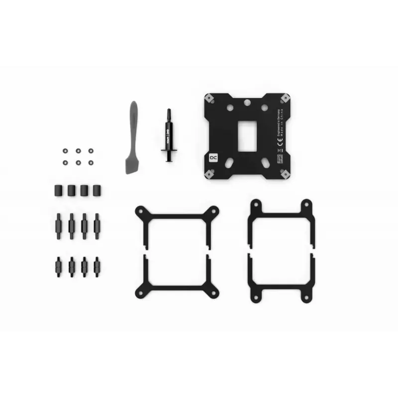 Blok wodny Alphacool Core 1 Aurora Mosiądz Miedź Nikiel Przezroczysty Biały 72mm