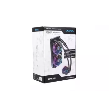 Chłodnica cieczy typu all-in-one Alphacool Eisbaer Aurora LT240 12 cm Czarna