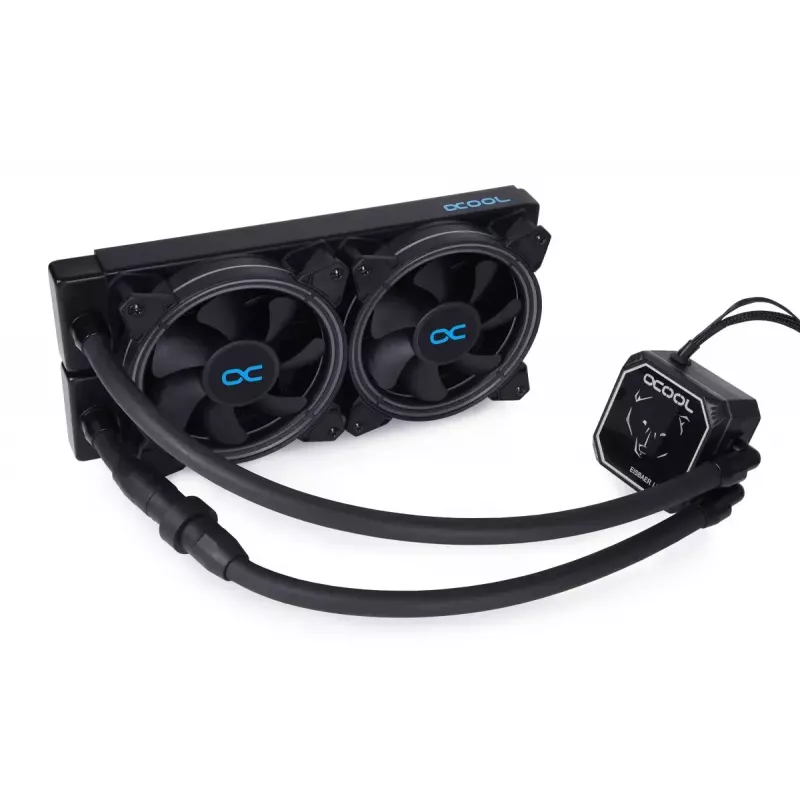 Chłodnica cieczy typu all-in-one Alphacool Eisbaer Aurora LT240 12 cm Czarna