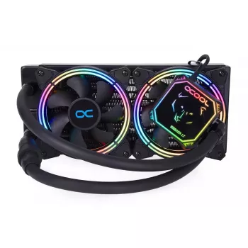 Chłodnica cieczy typu all-in-one Alphacool Eisbaer Aurora LT240 12 cm Czarna