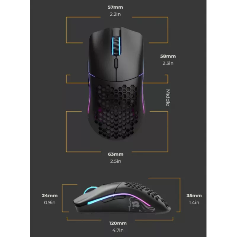 Glorious Gaming Glorious Model O Minus Wireless - Matowa czerń