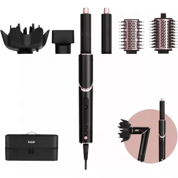 Multistyler Shark FlexStyle 5-w-1 Warm Czarny Pink 1400 W