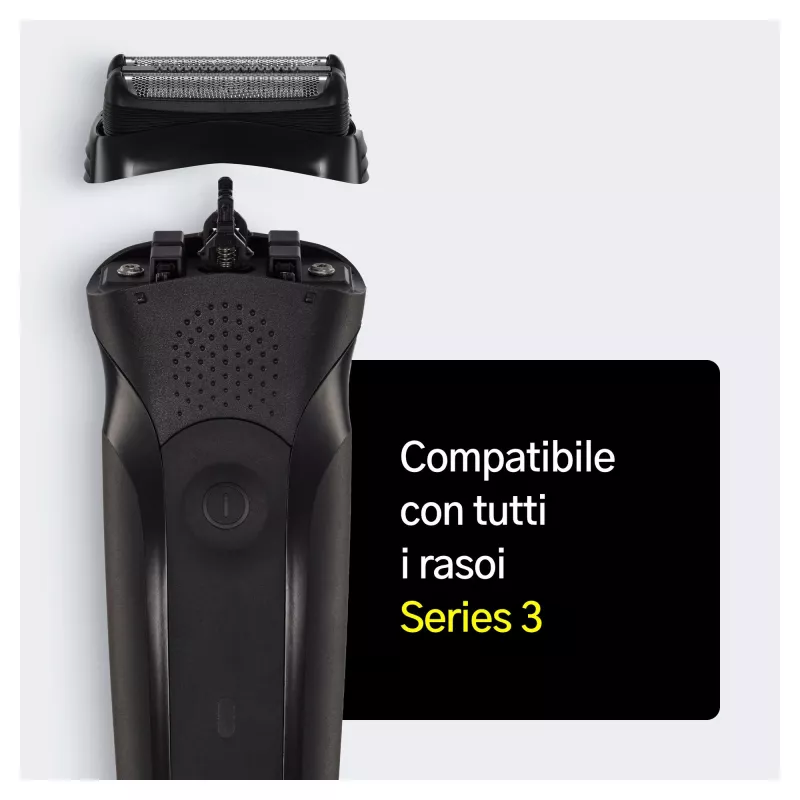 Braun Series 3 21B Elektryczna golarka – kaseta wymienna głowicy – czarna