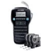 DYMO LabelManager 160 Zestaw startowy etykieciarki z 3 rolkami taśmy D1 | Ręczna drukarka etykiet | Klawiatura QWERTY | Idealna do biura lub domu