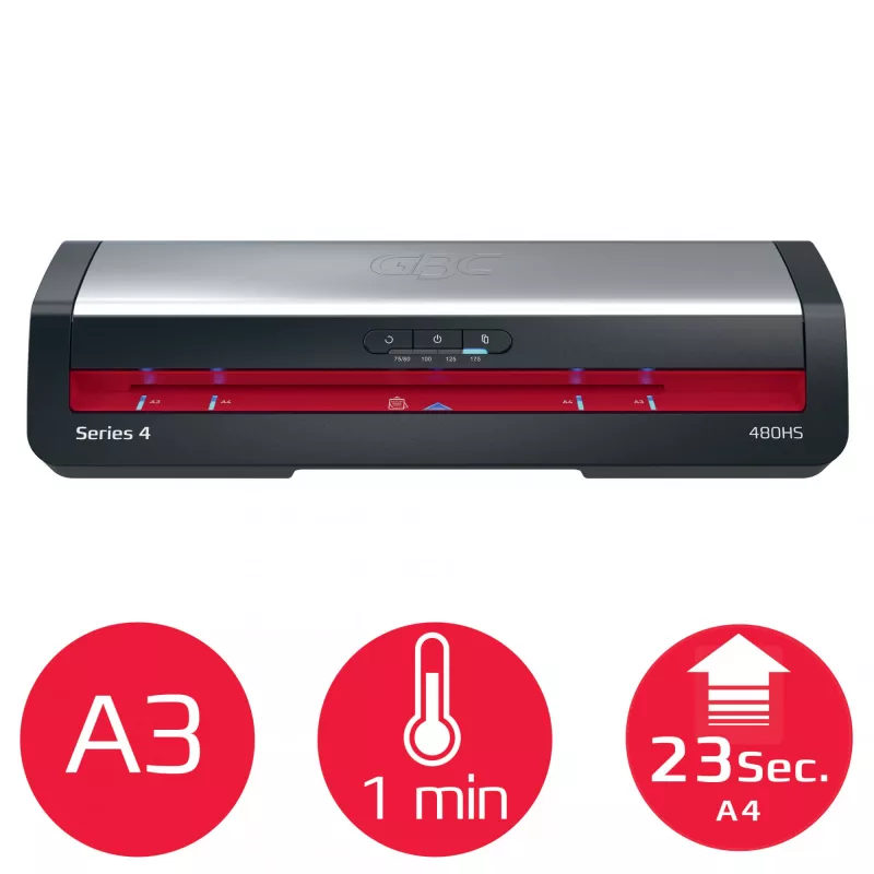 Laminator GBC 480HS A3 — urządzenie do laminowania na gorąco/zgrzewania dokumentów do formatu A3