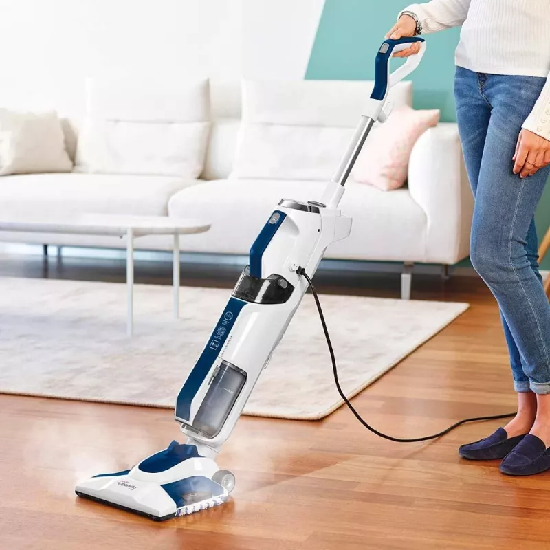 Polti Vaporetto 3 Clean Odkurzacz pionowy AC Na sucho i na mokro Pianka Bezworkowy 0,5 l 1700 W Niebieski, Biały