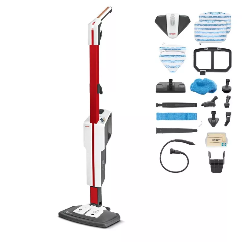 Polti Vaporetto SV650_Style mop parowy 0.5 L 1500 W Czarny, Czerwony, Biały