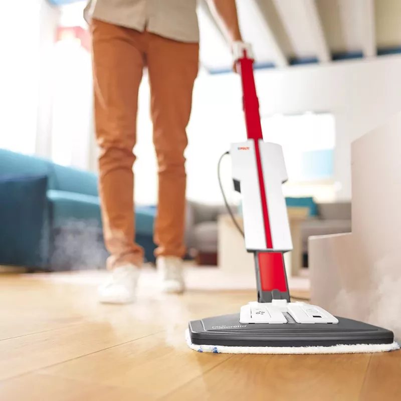 Polti Vaporetto SV650_Style mop parowy 0.5 L 1500 W Czarny, Czerwony, Biały