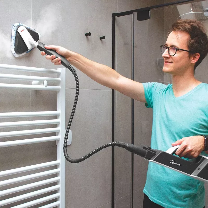 Polti Vaporetto SV650_Style mop parowy 0.5 L 1500 W Czarny, Czerwony, Biały