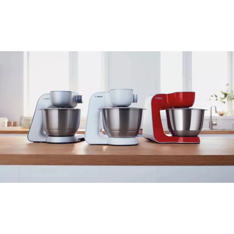 Robot kuchenny Bosch Serie 4 MUM58200 — 1000 W, misa ze stali nierdzewnej 3,9 L, biały