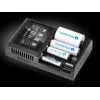 Ładowarka do akumulatorów everActive UC-4000 do akumulatorów domowych AA/AAA, 4 gniazda, 100–240 V, czarna