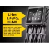 Ładowarka do akumulatorów everActive UC-4000 do akumulatorów domowych AA/AAA, 4 gniazda, 100–240 V, czarna