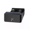 Ładowarka do akumulatorów XTAR SC2 Li-ion 18650 USB-C 2 gniazda, zasilanie USB-C, wskaźniki LED, czarna