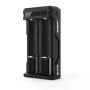 Ładowarka do akumulatorów XTAR SC2 Li-ion 18650 USB-C 2 gniazda, zasilanie USB-C, wskaźniki LED, czarna