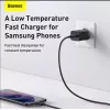Ładowarka sieciowa Baseus TZCCSUP-L01, USB-C 1 port, 18W, 100–240V AC, kabel 1 m, czarna