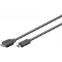 Microconnect USB3.1CAMIB3.01 kabel USB USB 3.2 Gen 1 (3.1 Gen 1) 1 m USB C Micro-USB B Czarny