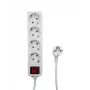 Microconnect MC-GRU0045WS przedłużacz zasilający 5 m 4 gniazda AC wewnętrzny Biały