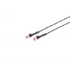 Kabel sieciowy Lanview LV-6AFTP-FLEX-ANG-10B RJ45 Cat6A 10m czarny