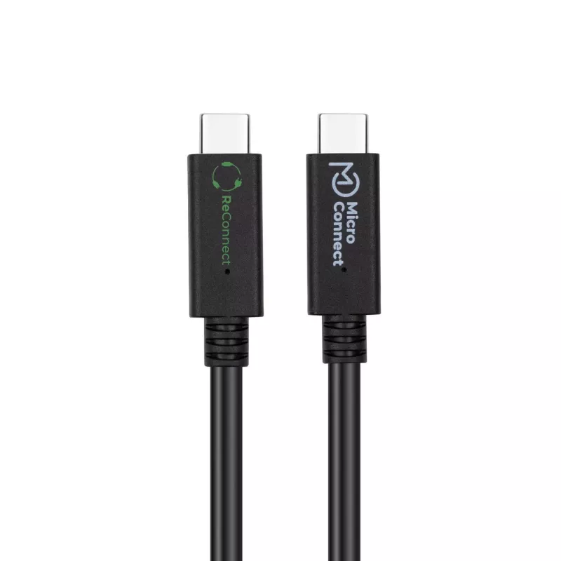 Kabel USB Microconnect ECO-USB3.2CC0.5 USB 3.2 Gen 2x2 0.5 m USB-C czarny
