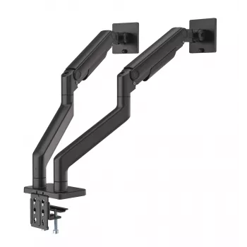 Manhattan TV i Monitor Mount Biurko Pełny Ruch Sprężyna 2 ekrany 13-45 Czarny