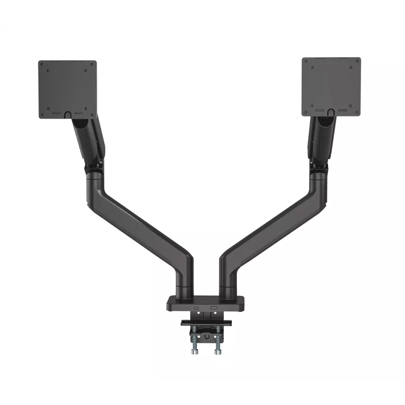 Manhattan TV i Monitor Mount Biurko Pełny Ruch Sprężyna 2 ekrany 13-45 Czarny