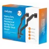 Manhattan TV i Monitor Mount Biurko Pełny Ruch Sprężyna 2 ekrany 13-45 Czarny