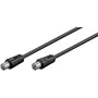 Microconnect COAX015 kabel koncentryczny 1,5 m Czarny