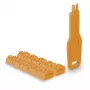 Blokada portu Lindy RJ45, pomarańczowe, 10 szt. + 1 klucz
