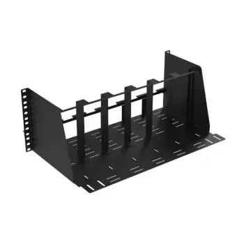 Obudowa Mini PC Lanview LVR-MINIPC-BRACK-4UBL — kompaktowa metalowa półka, model LVR-MINIPC-BRACK-4UBL