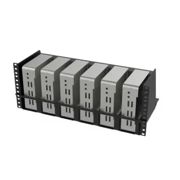 Obudowa Mini PC Lanview LVR-MINIPC-BRACK-4UBL — kompaktowa metalowa półka, model LVR-MINIPC-BRACK-4UBL