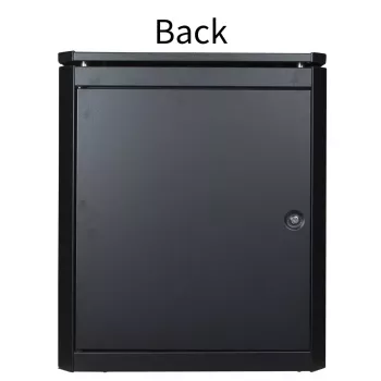Wolnostojący stojak Lanview RDL12U66BL — 12U, 600 kg, zamek na klucz, regulowane nóżki, zarządzanie kablami, IP40, czarny