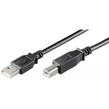 Microconnect USBAB3B-LSZH kabel USB USB 2.0 3 m USB A USB B czarny