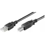 Microconnect USBAB3B-LSZH kabel USB USB 2.0 3 m USB A USB B czarny
