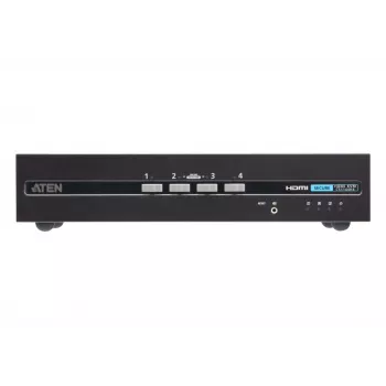 ATEN 4-Port USB HDMI Dual Display Secure KVM Switch 4K Ultra HD