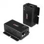 Nadajnik i odbiornik sieciowy Lindy 50m 2-portowy przedłużacz USB 2.0 przez Cat. 6