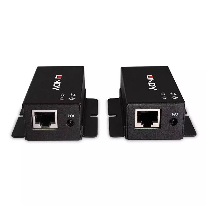Nadajnik i odbiornik sieciowy Lindy 50m 2-portowy przedłużacz USB 2.0 przez Cat. 6