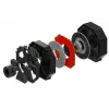 Kierownica i pedały Thrustmaster T598X Czarny Czerwony USB przewodowe Analogowe/Cyfrowe na PC PlayStation 4 PlayStation 5 Obudowa metalowa