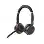 Słuchawki Jabra Evolve 75 SE MS Stereo przewodowe bezprzewodowe Bluetooth zasięg 30 m