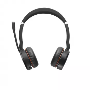 Słuchawki Jabra Evolve 75 SE MS Stereo przewodowe bezprzewodowe Bluetooth zasięg 30 m