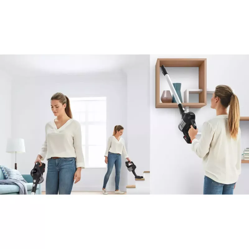 Bosch Serie 6 BBS611BSC odkurzacz ręczny/miotła elektryczna 2-w-1 Odkurzacz ręczny Bateria Do pracy na sucho Bezworkowy Czarny 2,5 Ah