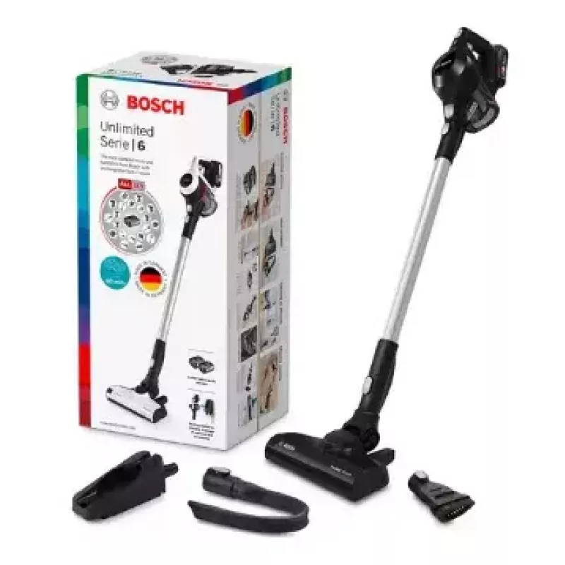 Bosch Serie 6 BBS611BSC odkurzacz ręczny/miotła elektryczna 2-w-1 Odkurzacz ręczny Bateria Do pracy na sucho Bezworkowy Czarny 2,5 Ah