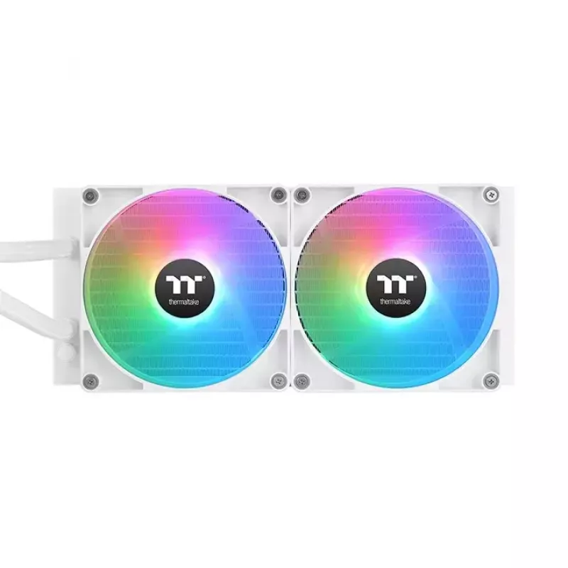 Chłodzenie cieczą All-in-one Thermaltake CL-W377-PL14SW-A 14 cm Biały 84.32 cfm