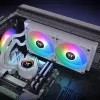 Chłodzenie cieczą All-in-one Thermaltake CL-W377-PL14SW-A 14 cm Biały 84.32 cfm