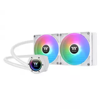 Chłodzenie cieczą All-in-one Thermaltake CL-W377-PL14SW-A 14 cm Biały 84.32 cfm