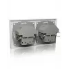 ICY BOX IB-MPS4200W-PD gniazdko typu F + USB A + USB C białe
