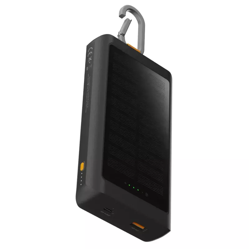 Power bank Xtorm XG2S101 — 10000 mAh LiPo, 30 W, USB‑C + USB‑A, szary/czarny/pomarańczowy