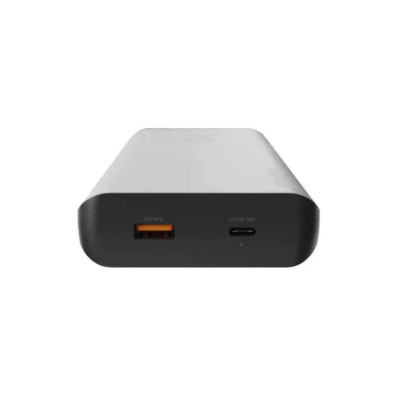 Power bank Xtorm XG2S101 — 10000 mAh LiPo, 30 W, USB‑C + USB‑A, szary/czarny/pomarańczowy