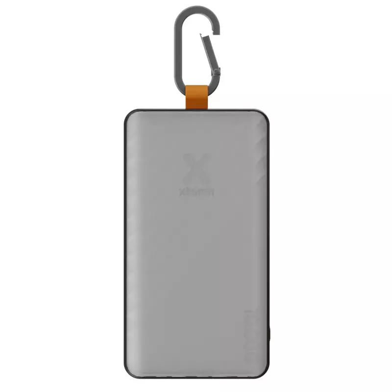 Power bank Xtorm XG2S101 — 10000 mAh LiPo, 30 W, USB‑C + USB‑A, szary/czarny/pomarańczowy